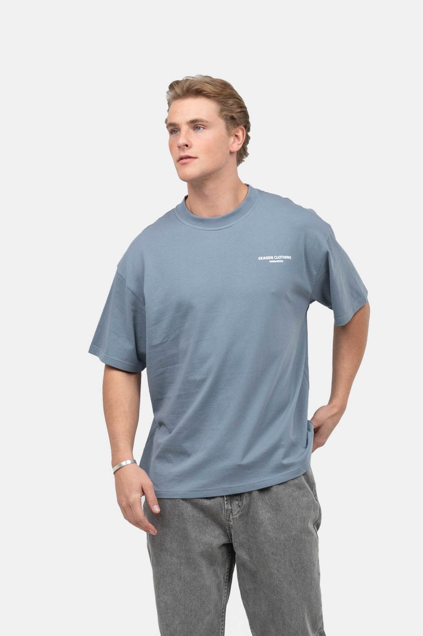 UNMARKED T-shirt Blå | Skagen-clothing.dk